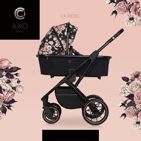 Бебешка количка 2в1 Cavoe Axo Style La Rose с Чанта