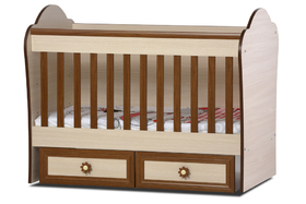 Dizain Baby Бебешко легло-люлка Тони МДФ   60/120 - 70/140