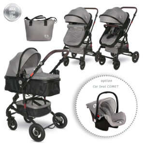 Детска количка LORELLI ALBA PREMIUM black