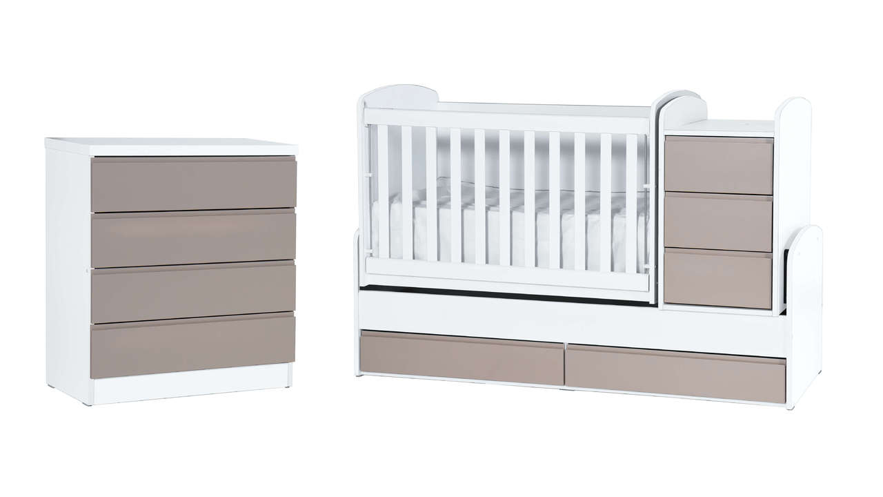 Dizain Baby Скрин Орсо MDF с 4 чекмеджета - Image 6