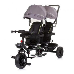 Триколка за близнаци Chipolino ХИП ХОП графит