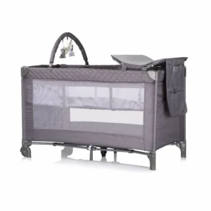 Преносима бебешка кошара Chipolino Luna Облак с повивалник и арка с играчки