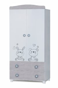 Dizain Baby Двукрилен Гардероб Ливио с апликация Сънливко лисабон