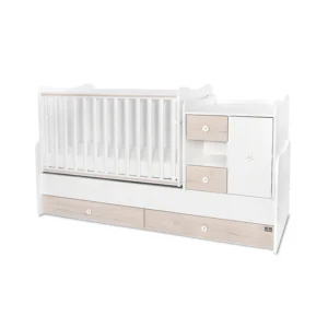 Комбинирано легло за бебе и юноша Lorelli Mini Max Светъл Дъб