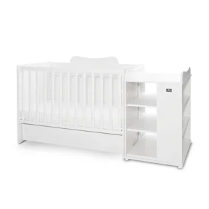 Трансформиращо бяло легло LORELLI MULT с чекмедже