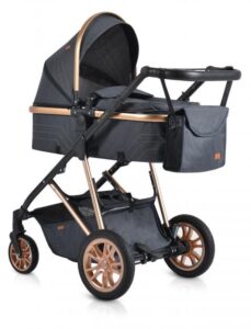 Комбинирана детска количка Moni MIDAS черен