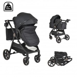Комбинирана детска количка Moni TOKYO черен