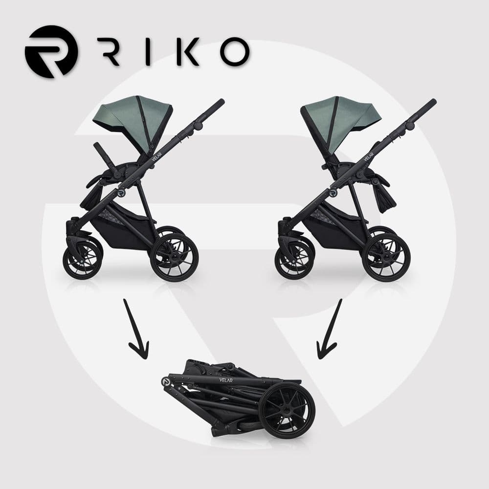 БЕБЕШКА КОЛИЧКА RIKO Velar 03 Sage - Image 3