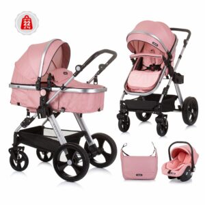 CHIPOLINO Комбинирана количка ХАВАНА фламинго