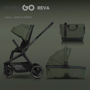 Детска количка EasyGo Reva 2в1 Jungle Green