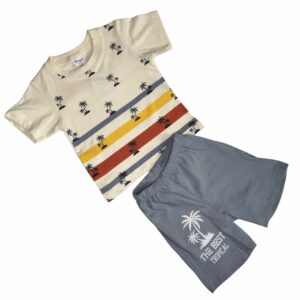 Комплект за момче от 2 части с палми