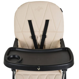 Детски стол за хранене Cangaroo Waffle бежов