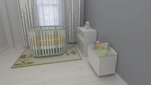 Трансформиращо бебешко легло NUBA AVI MDF с 2 матрака