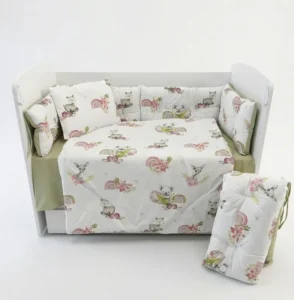 Спален комплект Dizain Baby Бамби зелено ранфорс лукс