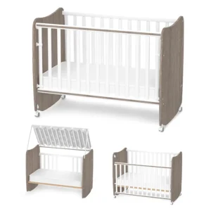 Бебешко легло Lorelli STARS Coffee с функция люлка и 18 мм ПДЧ