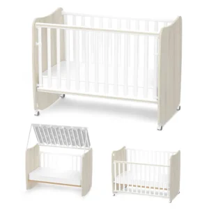 Бебешко легло Lorelli STARS Светъл дъб с функция люлка и 18 мм ПДЧ