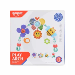 Бебешка образователна арка Цвете 48x5x36 см с висящи дрънкалки