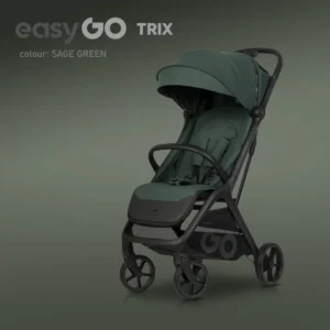 Бебешка количка EasyGo TRIX Sage Green автоматично сгъване