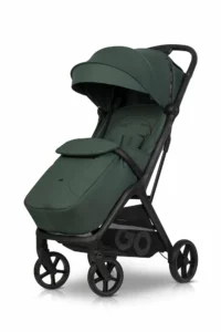 Сгъната количка EasyGo TRIX Sage Green тип малък куфар
