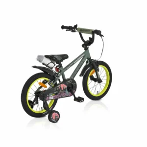 Близък план на бутилката за вода и звънеца на детски велосипед Byox Monster