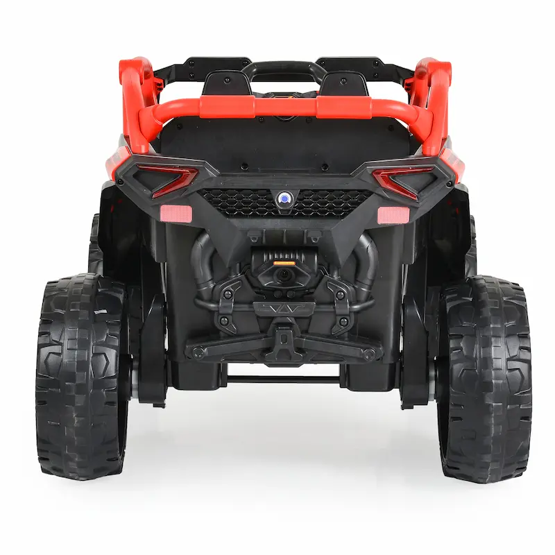 Детски Акумулаторен Джип Kansas 4x4 – Червен, EVA Гуми и Дистанционно (12V) - Image 4