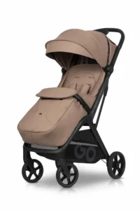 Сгъната количка EasyGo TRIX Savana Beige тип малък куфар