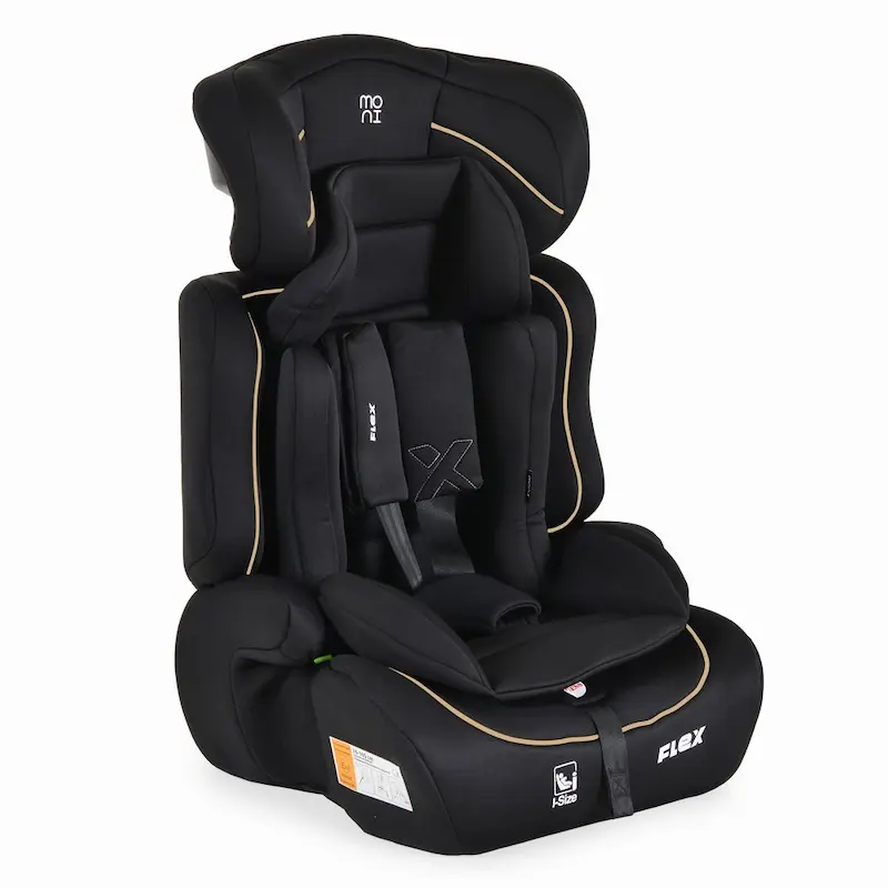 Бежово столче за кола Moni Flex i-Size 76-150 см