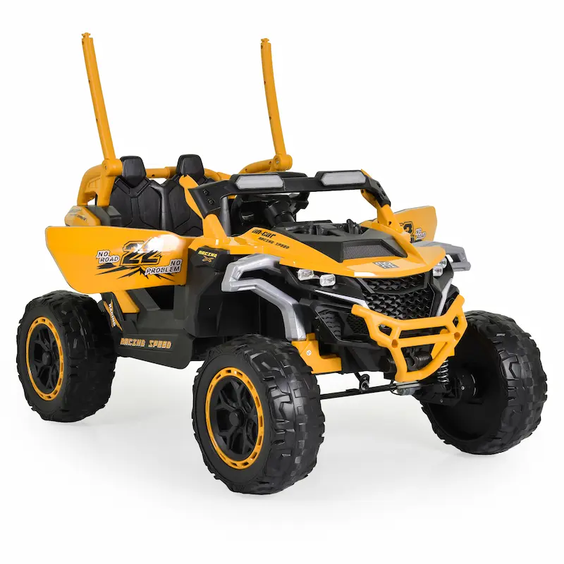 Детски Акумулаторен Джип Arizona 4x4 – Оранжев, EVA Гуми и Дистанционно (12V) - Image 4