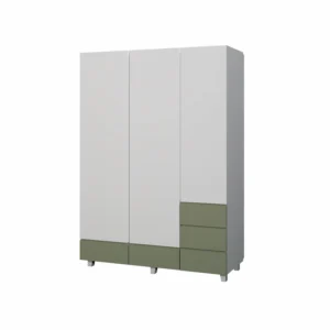 Мащабен трикрилен детски гардероб Орсо с изцяло МДФ лица и възможност за избор на цвят от каталога