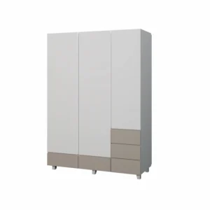 Трикрилен гардероб Dizain Baby Орсо – МДФ Лица и цвят по избор