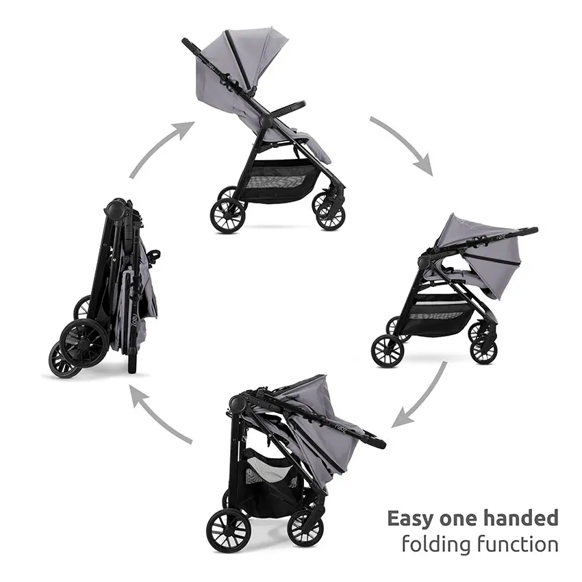 Лятна Бебешка Количка LORELLI ZOZU Grey - Image 2