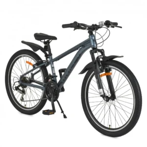 Детски велосипед 24 инча BYOX Whizzy Grey със стоманена рамка