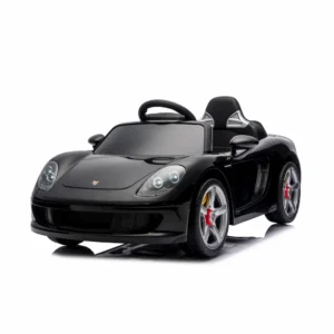 Луксозна черна детска акумулаторна кола Porsche Carrera GT от pif.bg