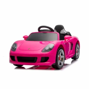 Прекрасна розова детска акумулаторна кола Porsche Carrera GT от pif.bg