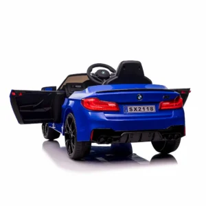 Акумулаторна кола BMW M5 синя EVA гуми