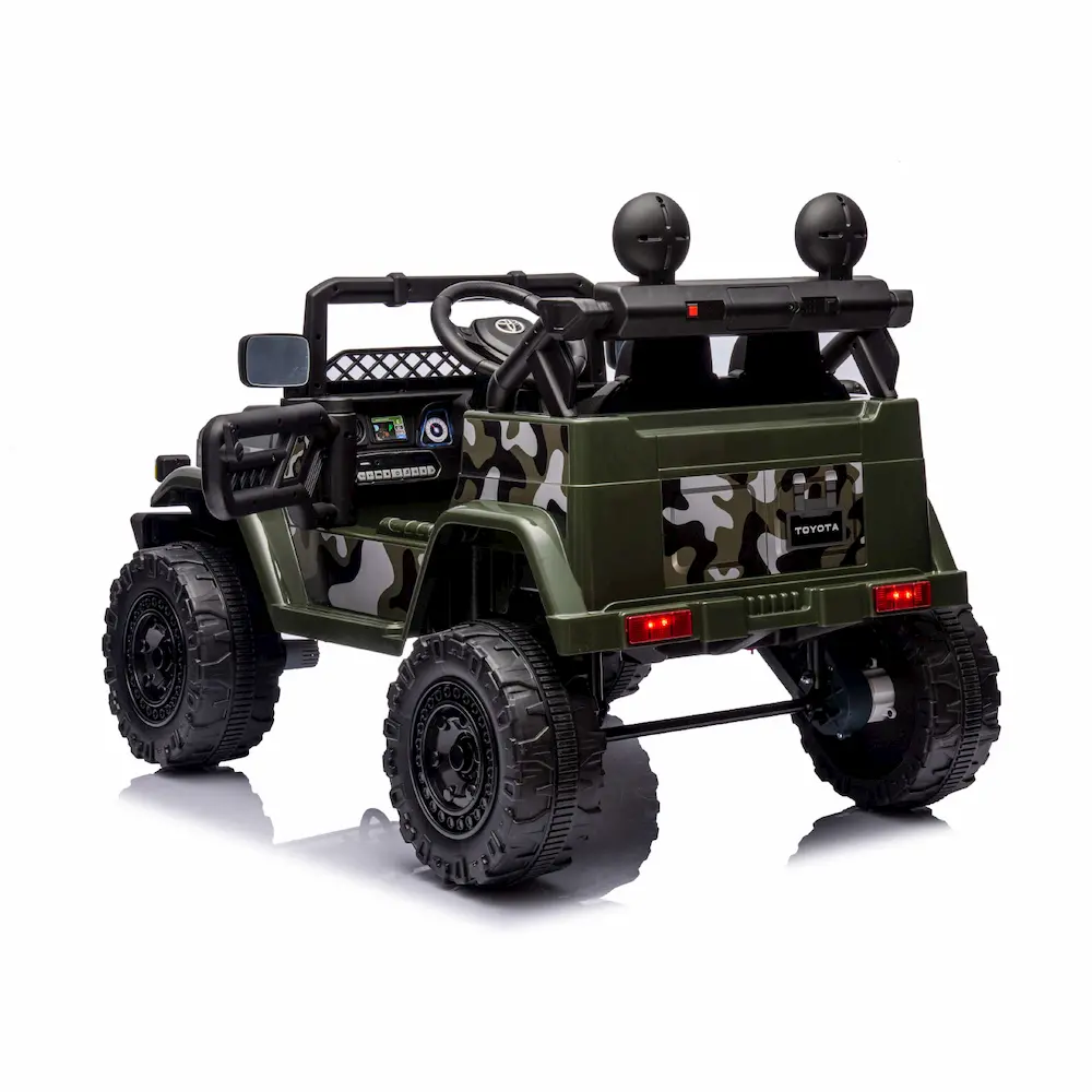 Акумулаторен джип Toyota FJ Cruiser Милитари EVA гуми - Image 2