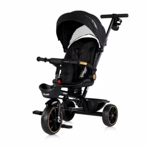 Детска триколка със сенник Chipolino Max Sport в черен цвят от pif.bg