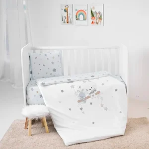 Спален комплект Lorelli BEAR WITH SWING Синьо