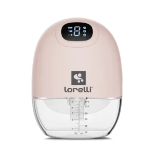 Безжична помпа за кърма Lorelli Hands Free Alice Розова за поставяне в сутиен