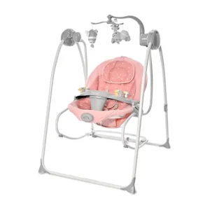 Електрическа люлка и шезлонг 2 в 1 Lorelli TANGO Peach Beige STARS от pif.bg