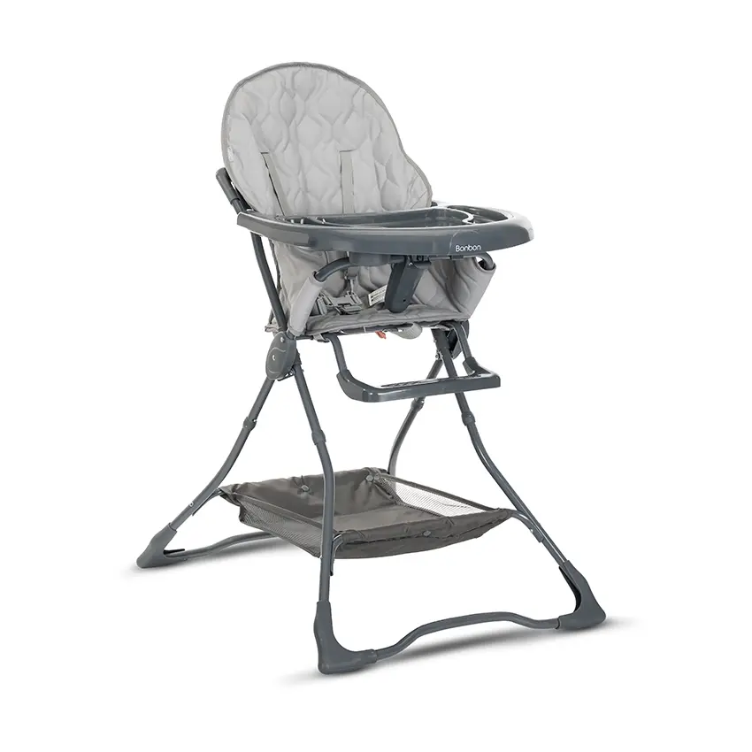 Детско столче за хранене Lorelli Bonbon в цвят Grey Leather