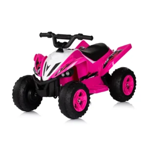 Детско електрическо ATV KIDS RIDER в розов цвят – изглед отпред