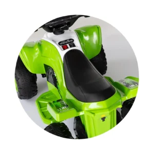 Детайл на волана и светлините на ATV KIDS RIDER