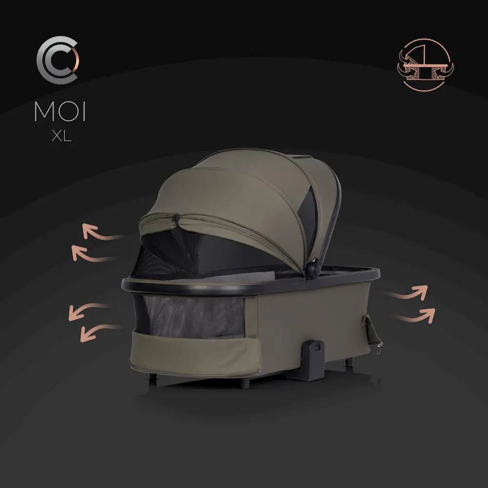 Бебешка количка Cavoe Moi XL Moss - Image 5