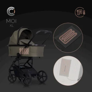 Бебешка количка Cavoe Moi XL Moss