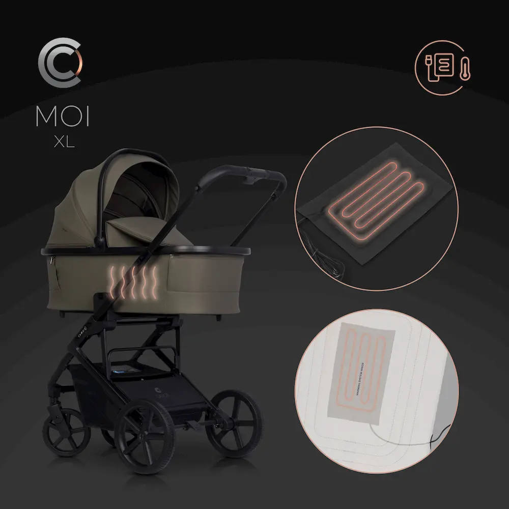 Бебешка количка Cavoe Moi XL Moss - Image 2