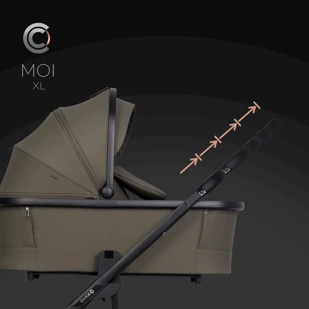 Бебешка количка Cavoe Moi XL Moss - Image 9