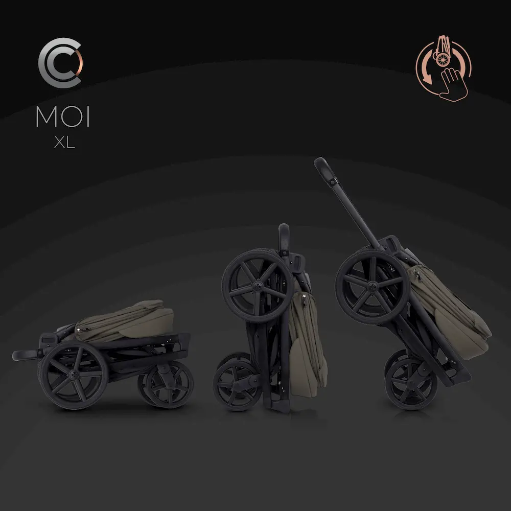 Бебешка количка Cavoe Moi XL Moss - Image 7